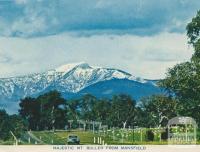 Majestic Mount Buller from Mansfield, 1974