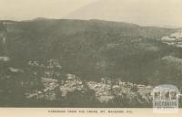 Panorama from the Cross, Mount Macedon, 1949