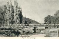 Myrtle Creek Bridge, Myrtleford