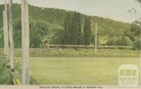 Bowling Green, Victoria Bridge and Reform Hill, Myrtleford, 1953