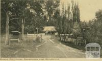 Blacks' Spur Hotel, Narbethong, near Healesville, 1912