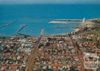 Aerial view of Portland and the harbour