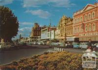 Looking down Pall Mall, Bendigo, 1970