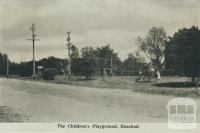 The Children's Playground, Rosebud, 1942
