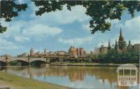 Melbourne Skyline and the River Yarra, c1962