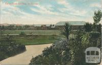 Yarra Bank Gardens, Melbourne, 1907