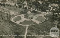 The National War Memorial of Victoria, Aerial View of Dedication Ceremony, Melbourne, 1934