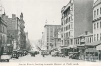 Bourke Street, looking towards Houses of Parliament, Melbourne