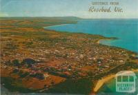 Aerial view of Mornington Peninsula, looking south to Mt Martha