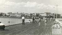 Looking along the pier, St Kilda