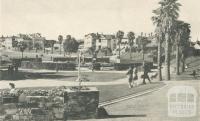 View in gardens, St Kilda