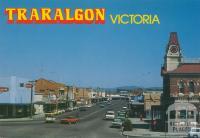 Looking along Franklin Street, Traralgon's main street