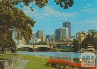 Melbourne skyline and Yarra River