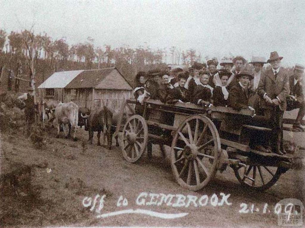 New Year picnic party, Gembrook, 1909 New Year picnic party, Gembrook, 1909
