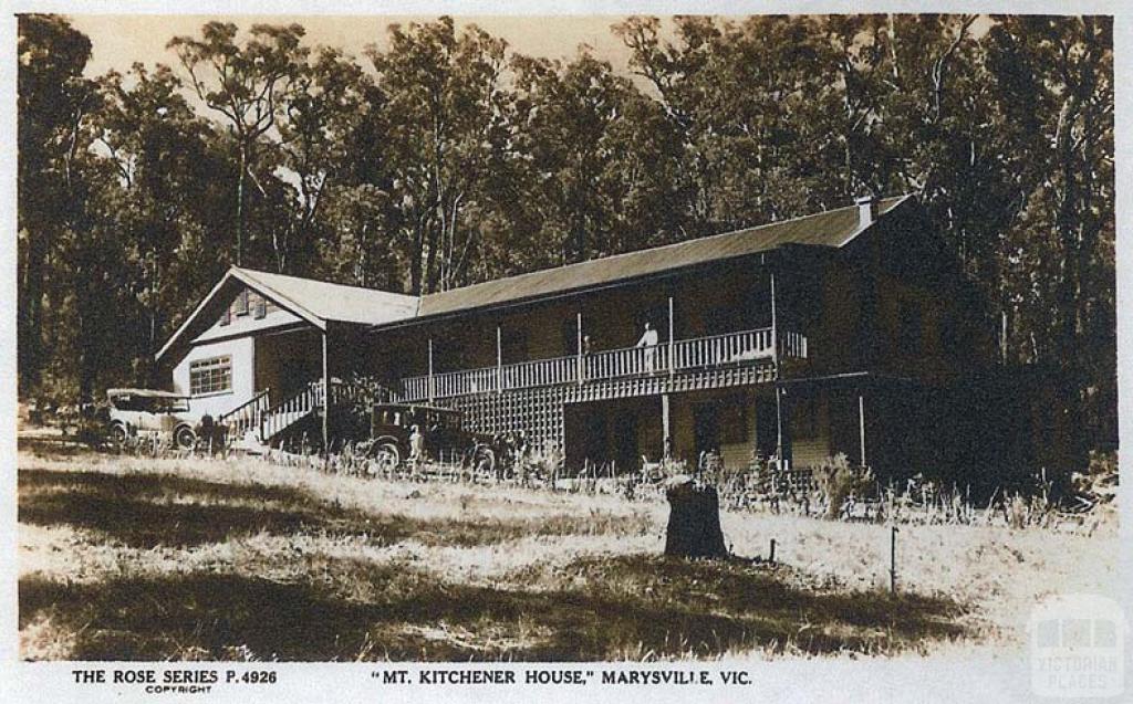 Guest house, Mount Kitchener House, Marysville, c1920 Guest house, Mount Kitchener House, Marysville, c1920