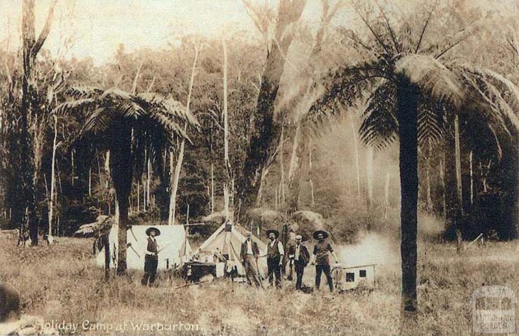 Holiday camp, Warburton, c1908 Holiday camp, Warburton, c1908