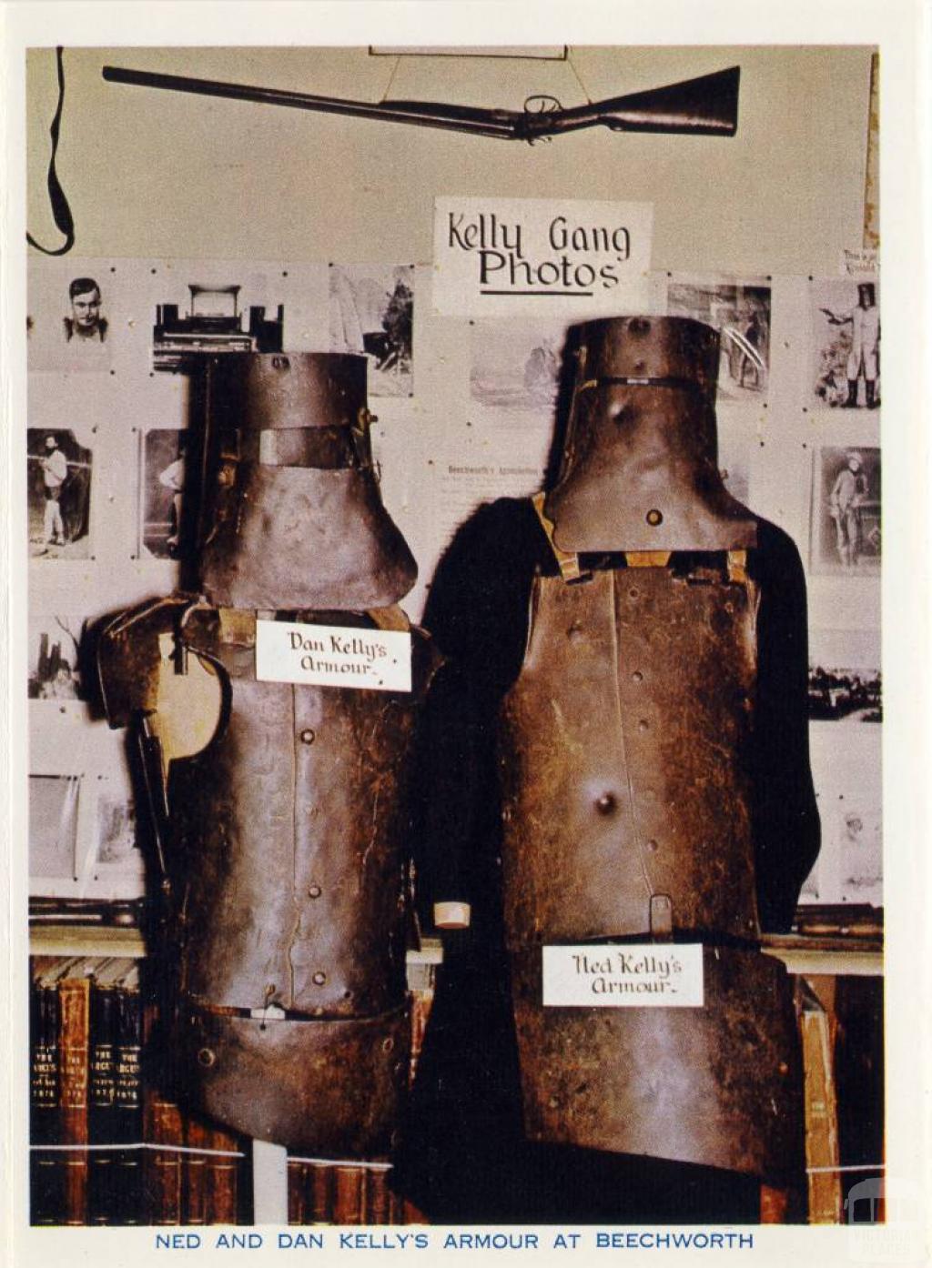 Ned and Dan Kelly's armour at Beechworth