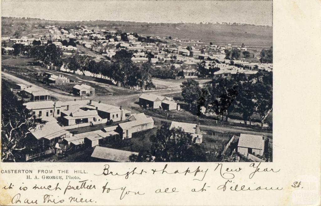 Casterton from the hill