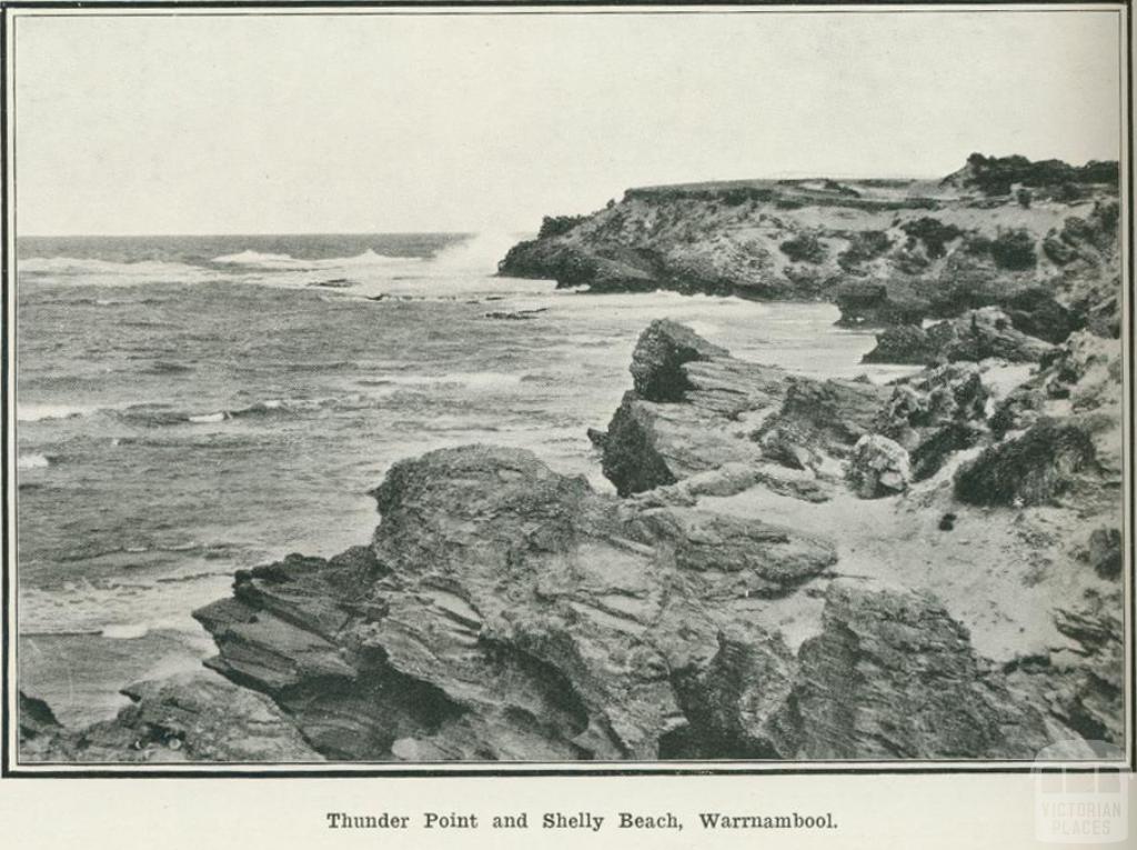 Thunder Point and Shelly Beach, Warrnambool, 1918