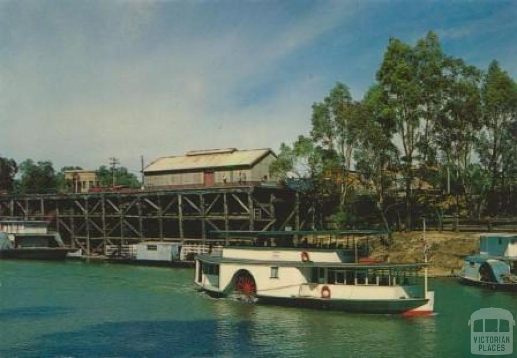 PS Canberra and the restored Port of Echuca