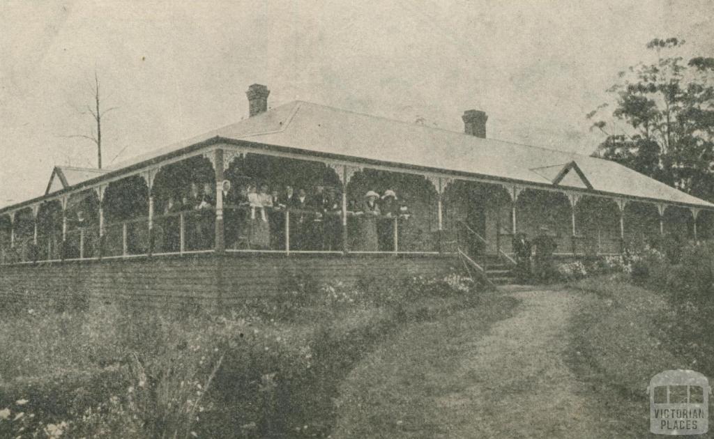 Dewrang Boarding House, Sassafras, 1918-20