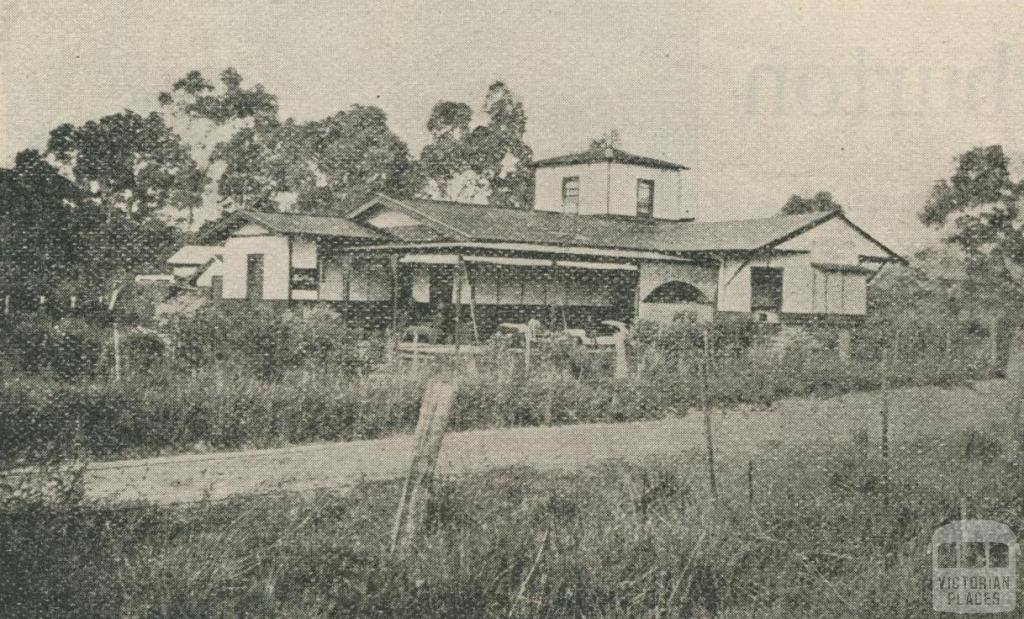 Mount View Boarding House, Warburton, 1918-20