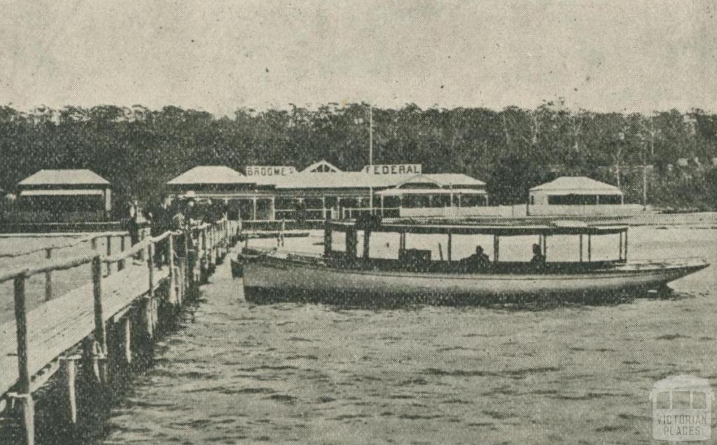 The Federal Boarding House - Fleet of Motor Boats, Lakes Entrance, 1918-20