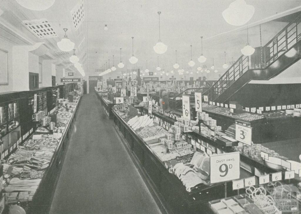 New Bourke Street Coles Store, Melbourne, 1934