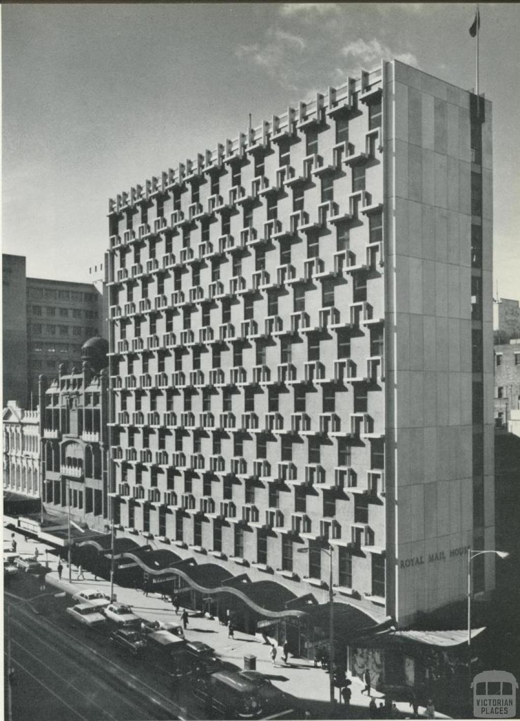Royal Mail House, Bourke Street, Melbourne, 1969