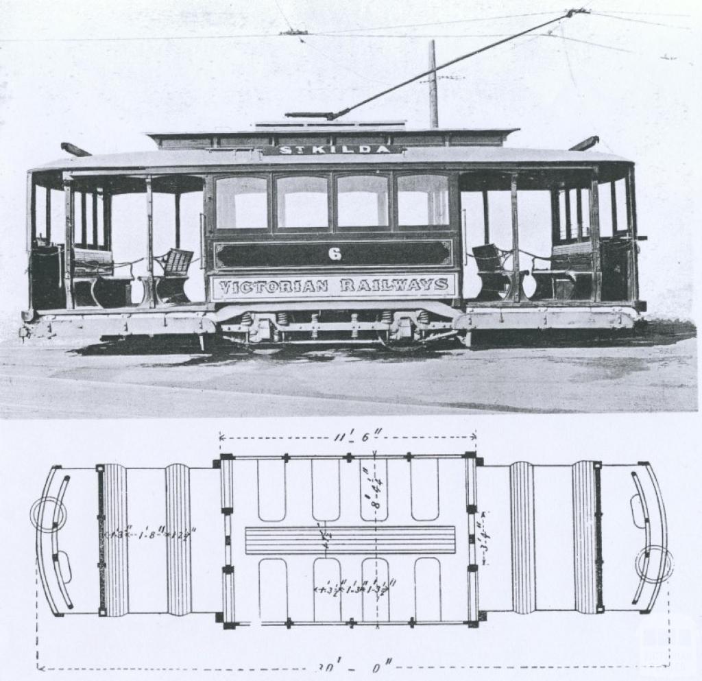 Electric Street Car, Newport, 1911