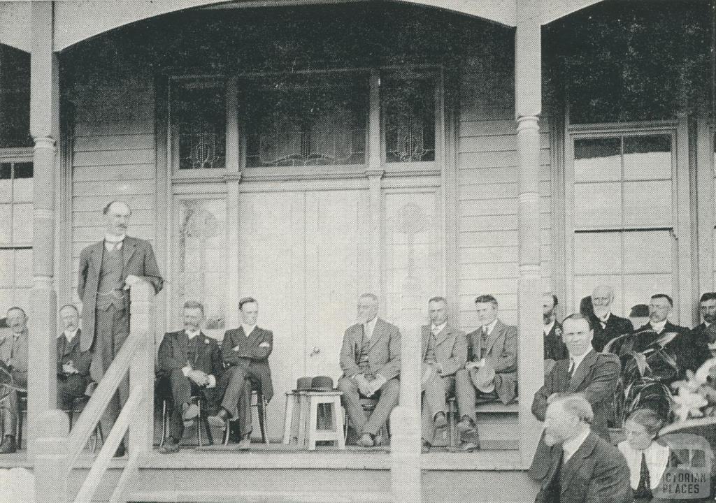 Warragul High School opening, 1912