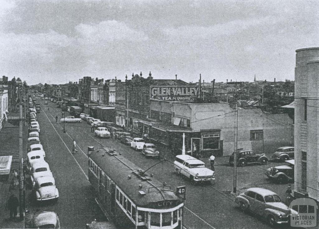 Carlisle Street, St Kilda, 1957