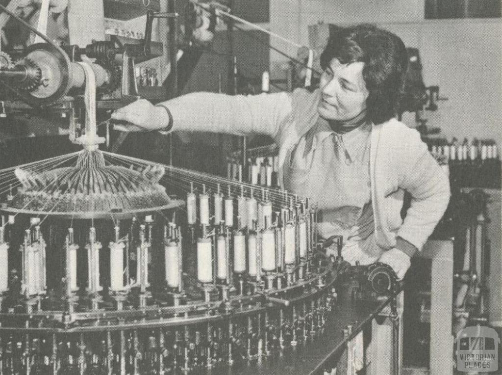 WA Smith Lacemaking, Dandenong, 1964