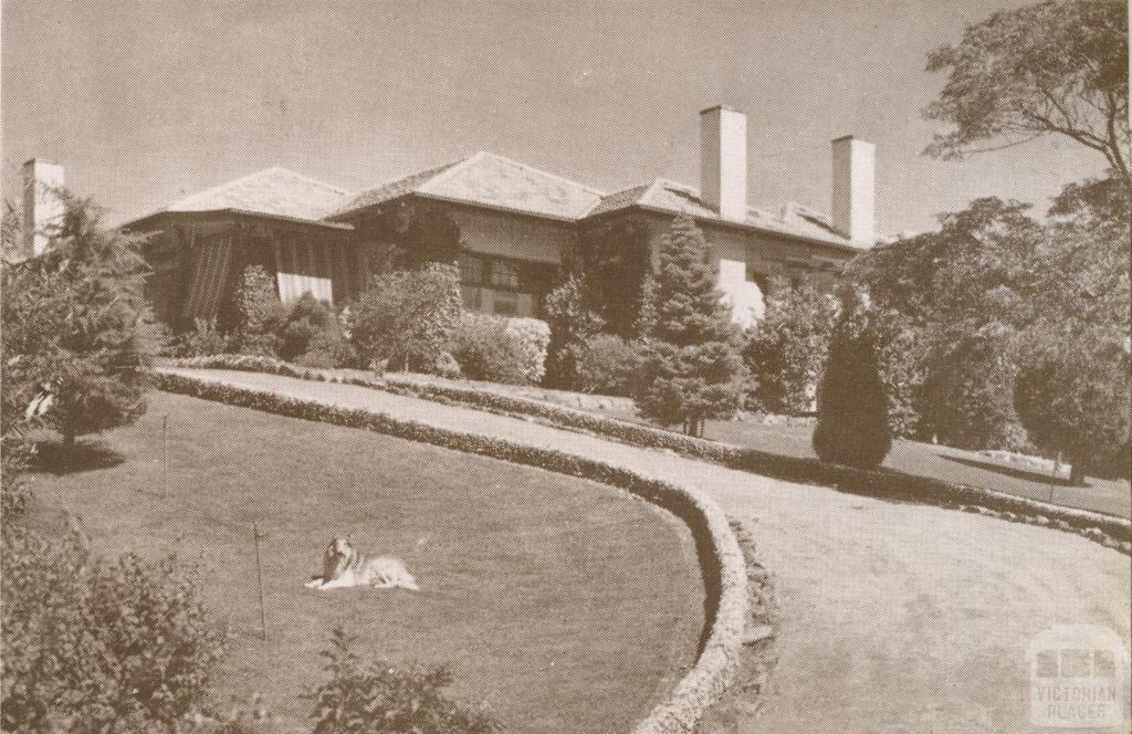 The Righi House, Eaglemont, 1937