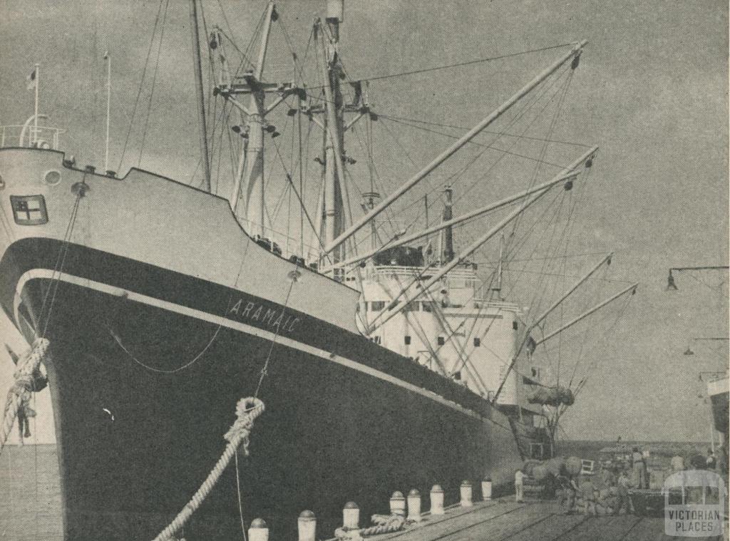 Shipping Berth at Ocean Pier, Portland, 1960
