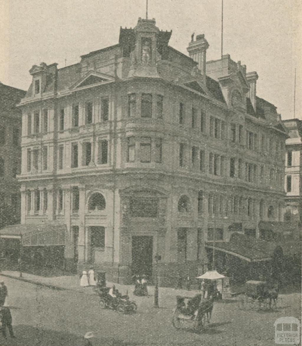 Victorian Government Tourist Bureau, Collins Street, Melbourne, 1918