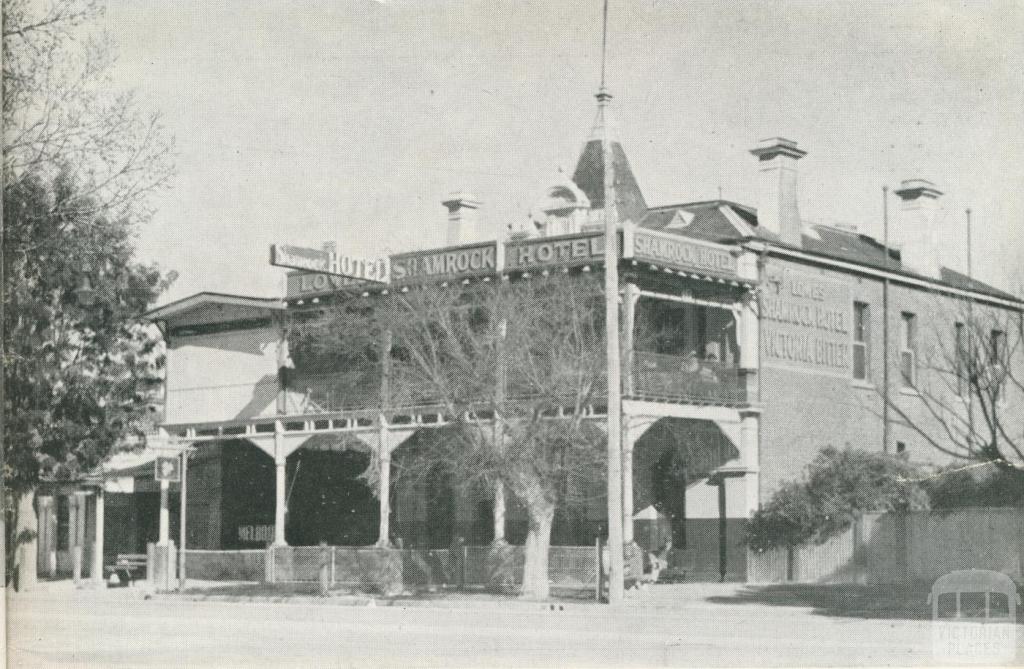 The Shamrock Hotel, High Street, Echuca, 1950