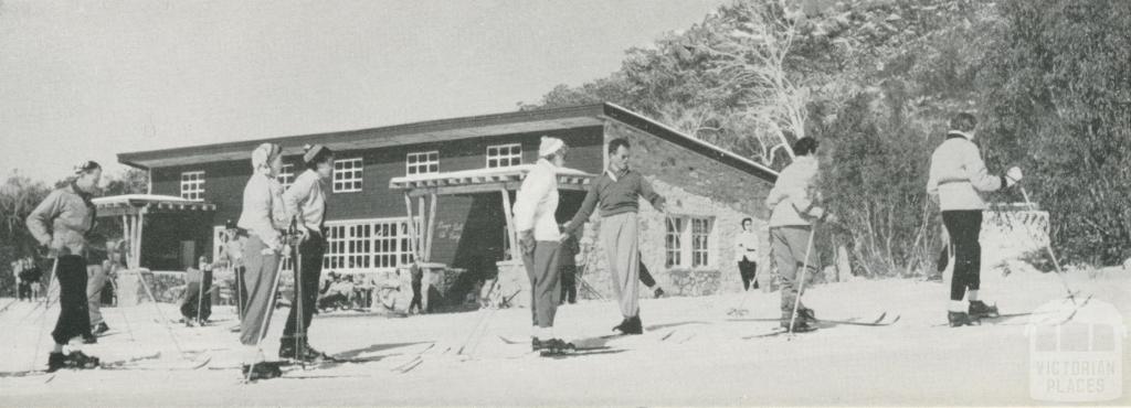 The A. W. Keown Ski Lodge at Dingo Dell, c1960
