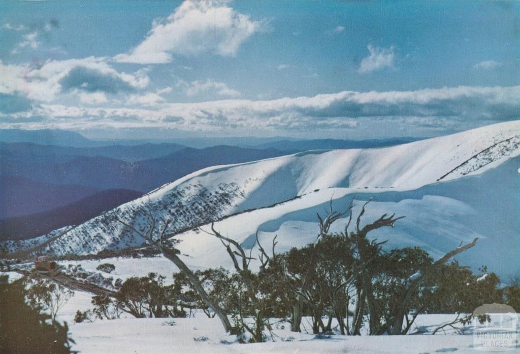 The Bon Accord Spur, part of the Razorback, Mount Buffalo, c1960