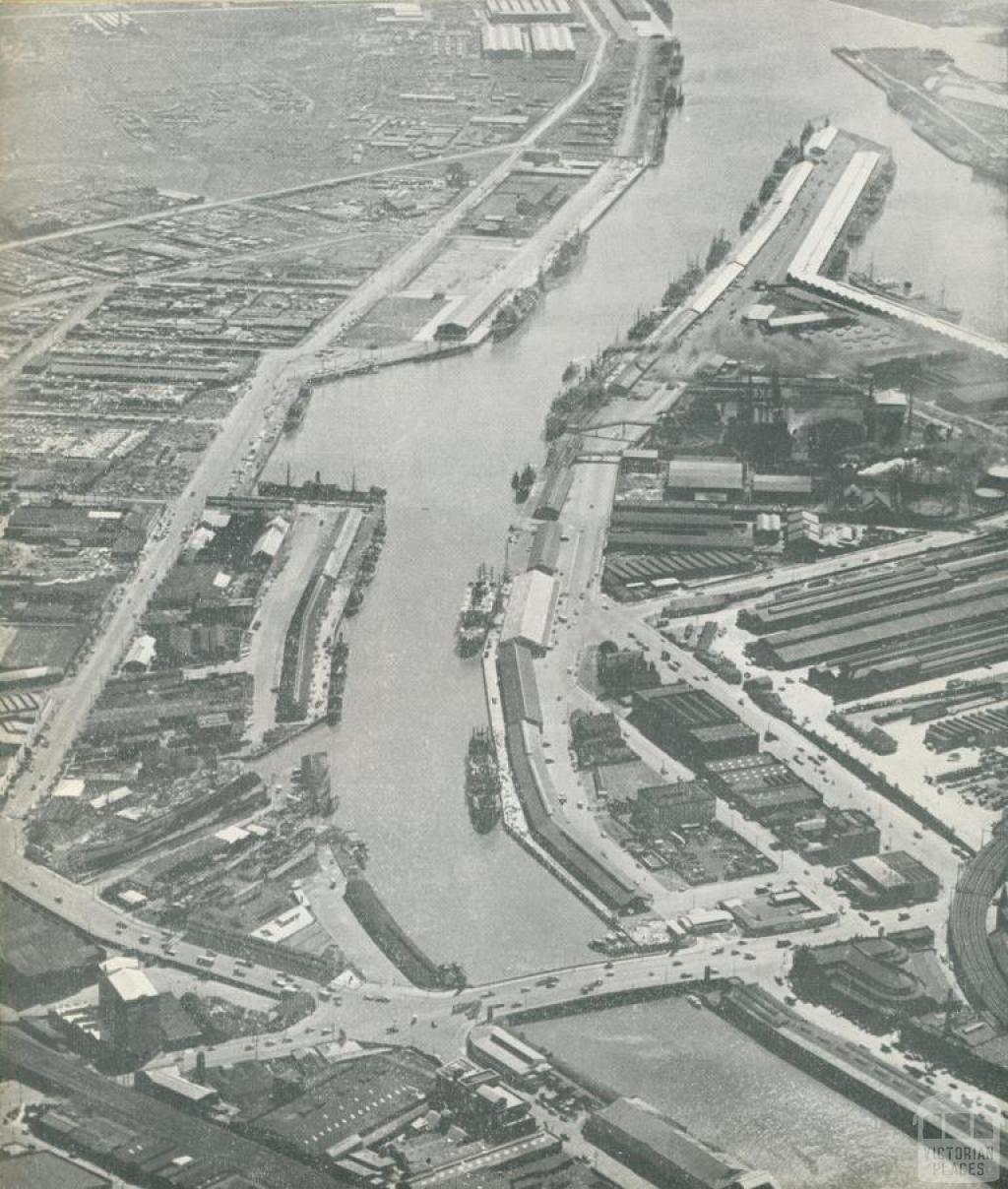 River Yarra, Port of Melbourne, 1947