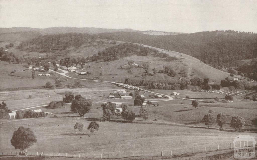 Buchan township from Lookout Hill, 1934