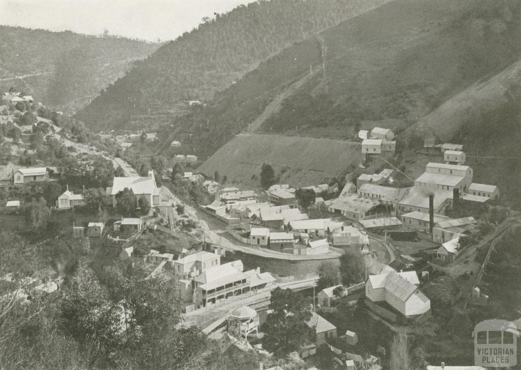 Junction of Right and Left-hand Branches, Walhalla, c1910
