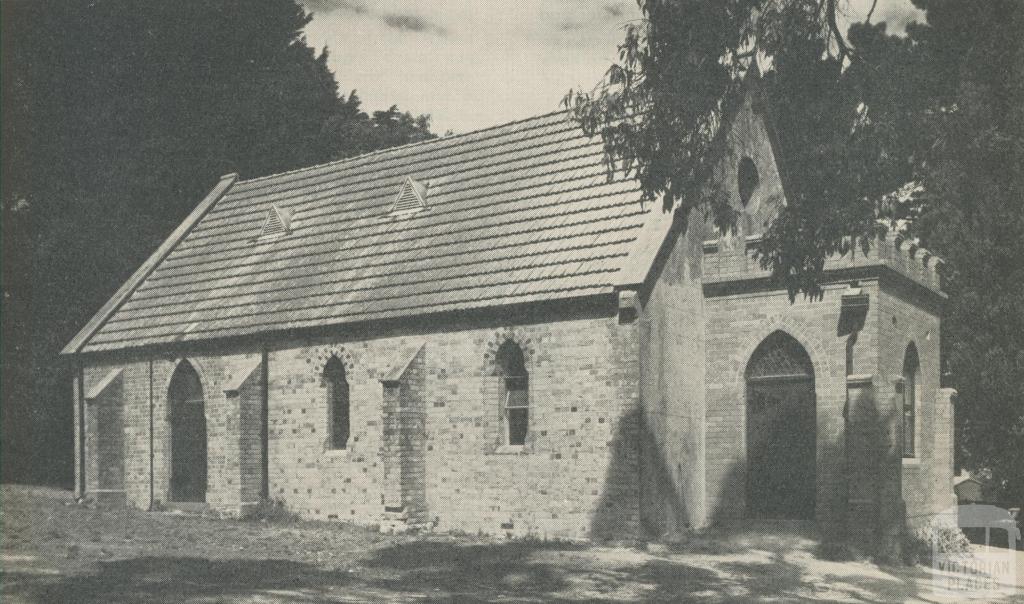 St Stephens Church of England (1865), Mount Waverley, 1961