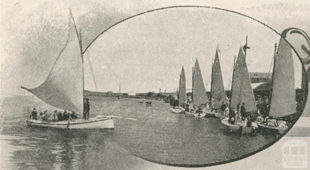 Moyne River, Port Fairy, 1910