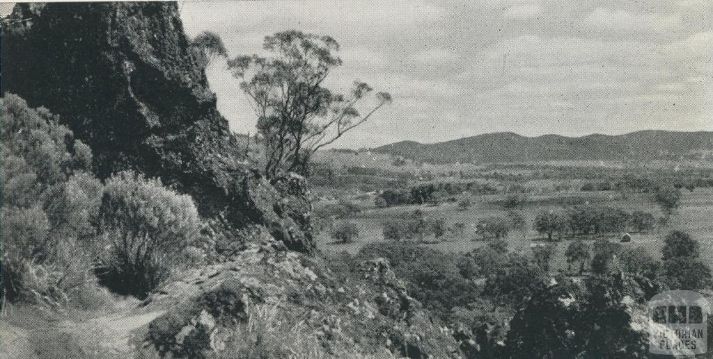 Distant view of Woodend, 1959