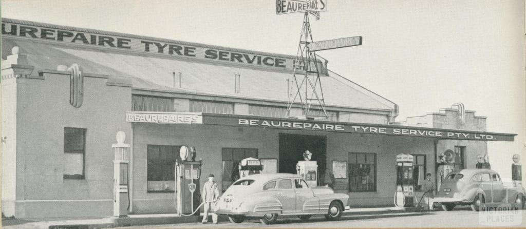 Beaurepaire Tyres, Warrnambool Branch, 1947