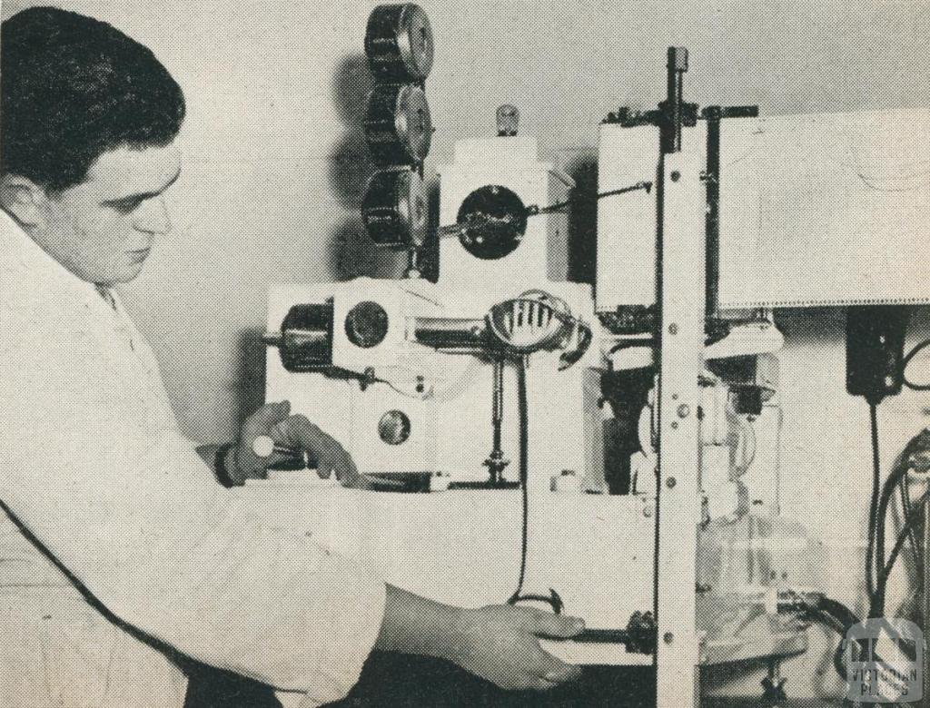 Laboratory, Noske Bros Flour Mill, Horsham, 1960