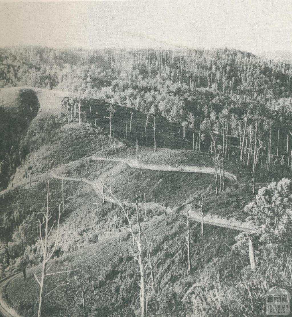 Grand Ridge Road, near Traralgon, c1952