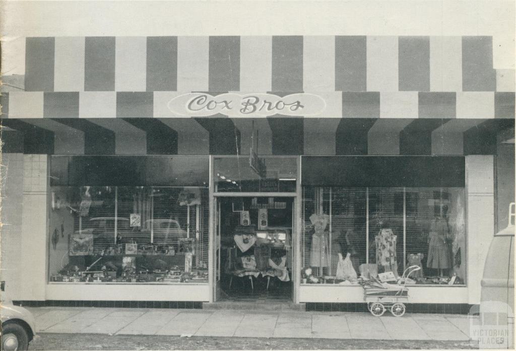 Cox Bros store at Robinvale, 1960