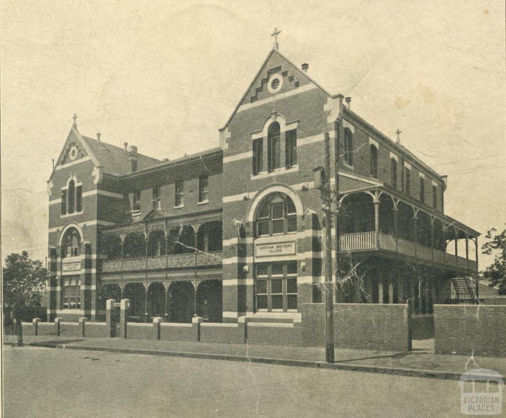 St Joseph's Boys College, Queensberry Street, North Melbourne, 1930